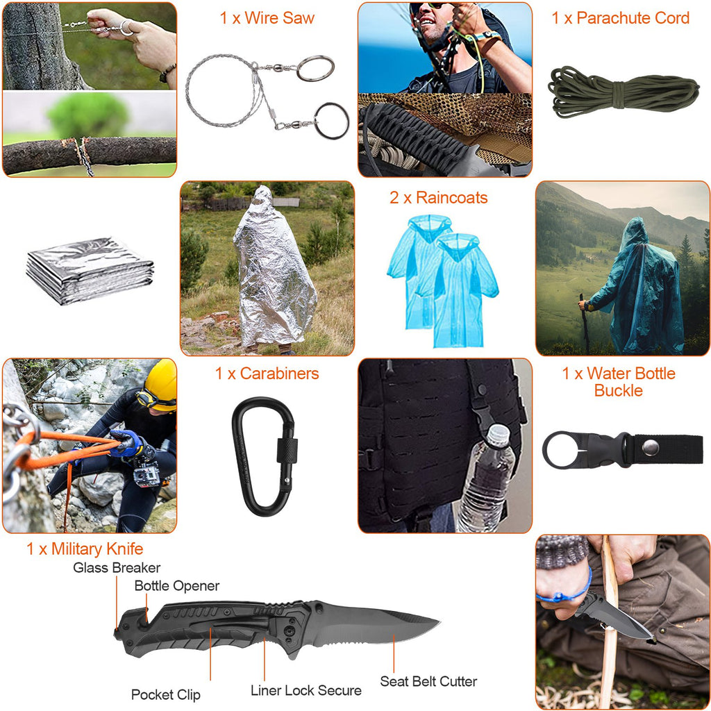 Voyah™ Tactical 121-Piece Rapid Response Kit | Professional Survival Gear & First Aid Station
