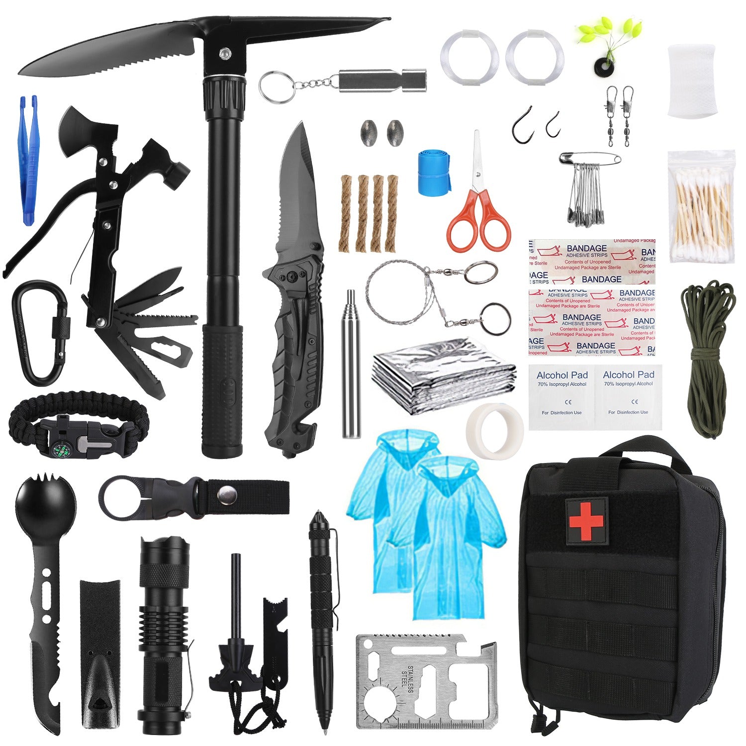 Voyah™ Tactical 121-Piece Rapid Response Kit | Professional Survival Gear & First Aid Station