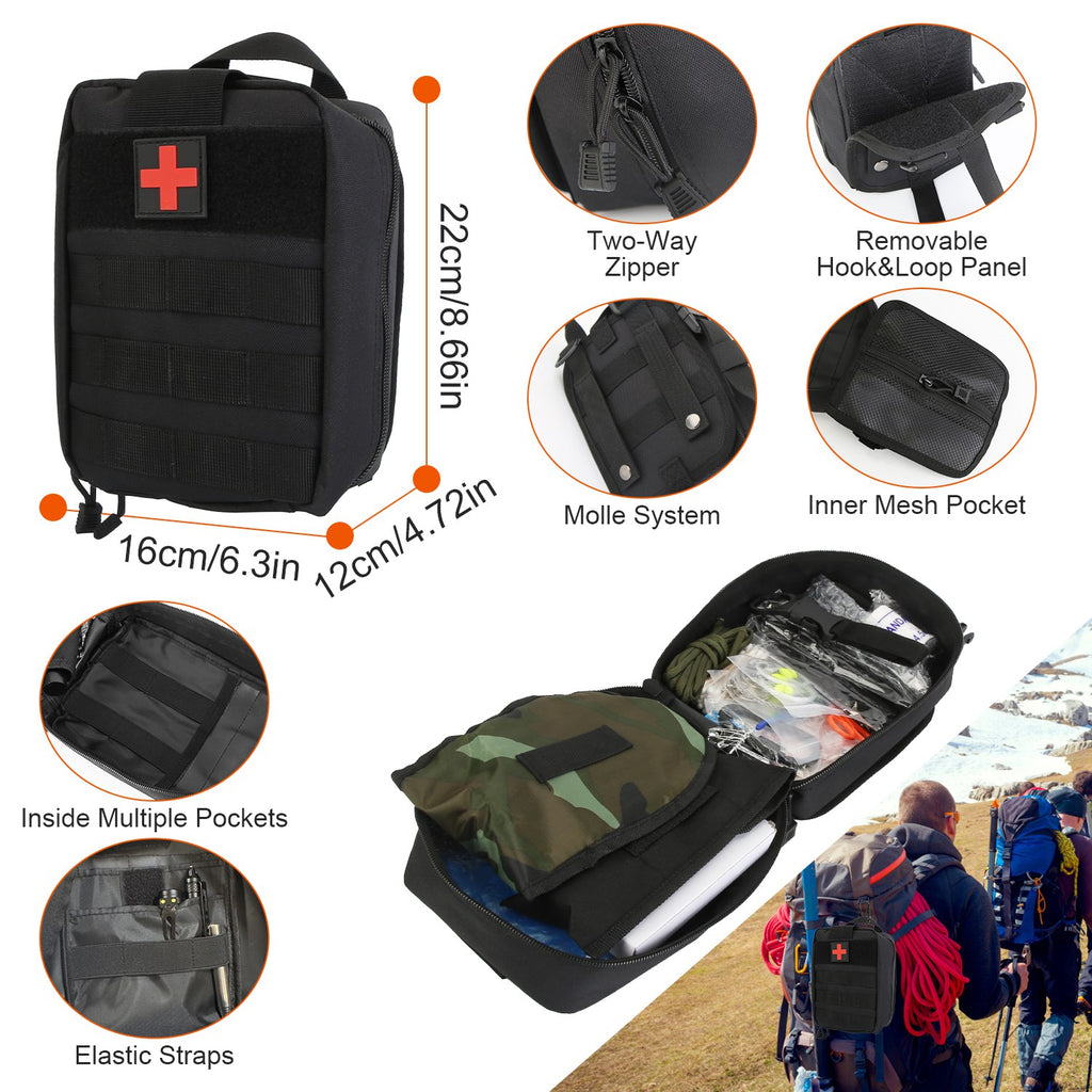 Voyah™ Tactical 121-Piece Rapid Response Kit | Professional Survival Gear & First Aid Station